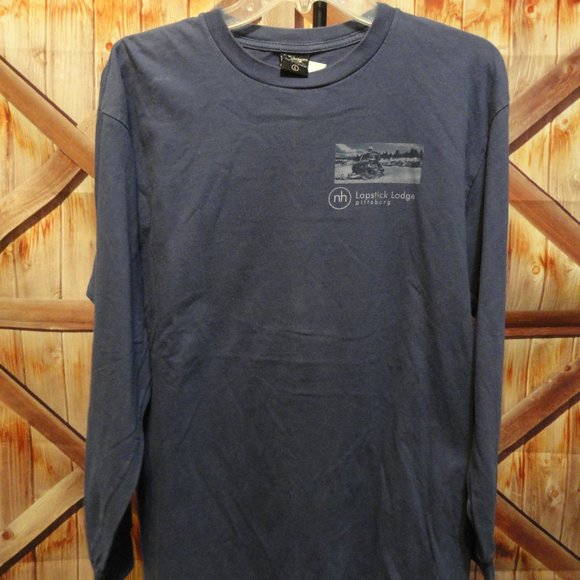 Snowmobiling, New Hampshire Lopstick Lodge~long sleeve T~EUC~Winter spor… - Picture 2 of 4